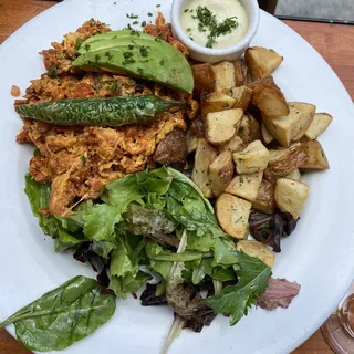 Mexican chorizo scramble