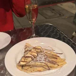 Crepe with Nutella and Banana