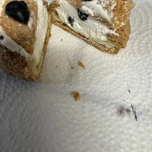 The inside of the great sweet treat given to try! Thank you!