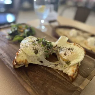 Lunch Sandwich: Le Croque Madame with over medium eggs. The bread tasted fresh out of the oven and was THE best one I've had!