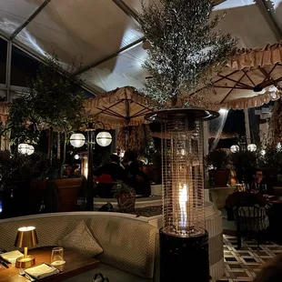 Outside seating area