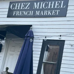 The outside of the shop.