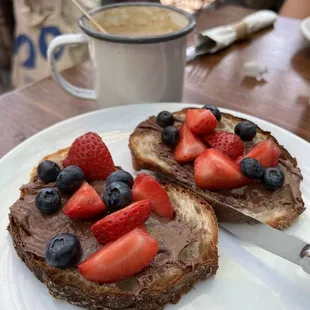 Toast-tine Nutella