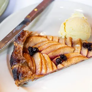 Pink Lady Apple-Huckleberry Galette w/ Vanilla Ice Creams ($15)