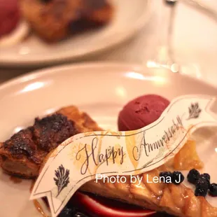 Tarte Tatin: Pink Lady apple-sour cherry galette ($175 restaurant menu)