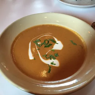 Roasted Eggplant and Tomato Soup