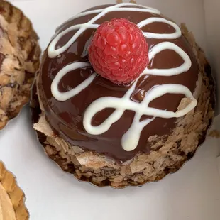 Chokolate domed tart with Mousse filling