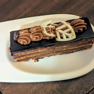 Fragrant and flavorful layered espresso cake.