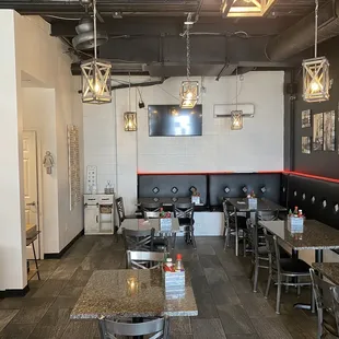 Comfy dining area