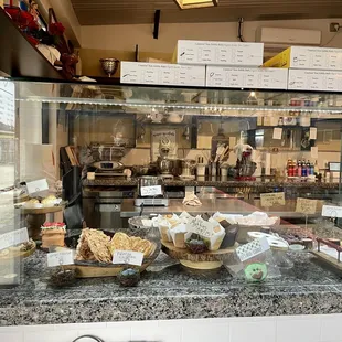 Part of the display case