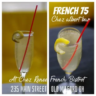 FRENCH 75 cocktail