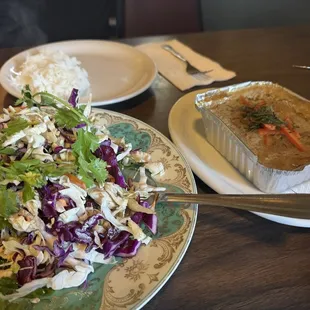 Cabbage Salad with Chicken and Amok