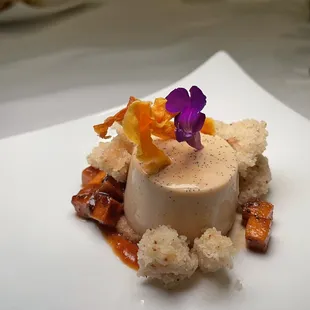 Toasted Milk Panna Cotta and Roasted Winter Squash