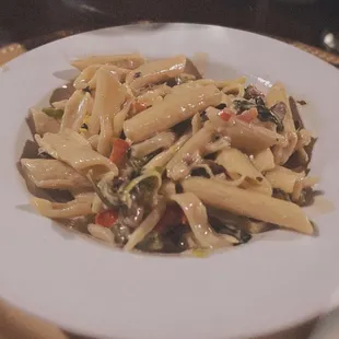 Pasta with White Wine Cream