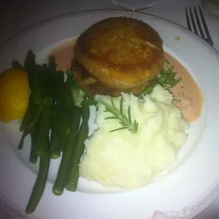 Crabcake entree