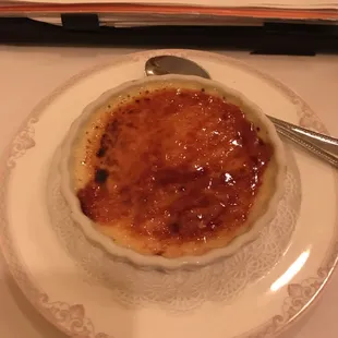 Creme brûlée, Grand Marnier infused.