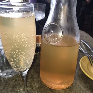 Mango and Peach Mimosa