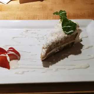 Italian Creme Cake Slice