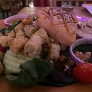 Spinach Salad with Warm Bacon Dressing