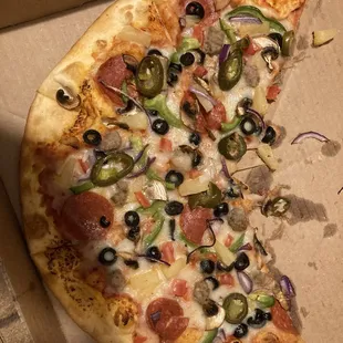 The combination, added pineapple and a few jalapenos - Quite tasty!