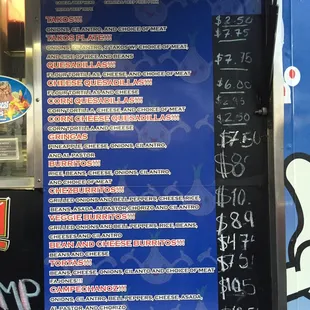 Updated menu.