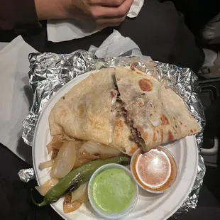 Brisket Quesadilla