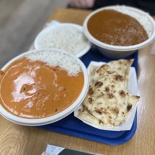 13. Chicken Tikka Masala 15. Lamb Curry 18. Garlic Naan