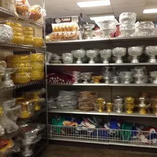 a wide selection of food items