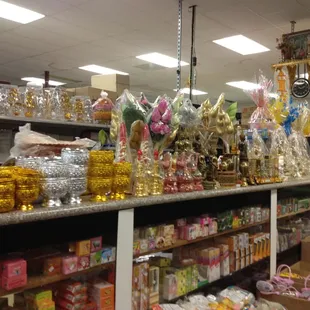 a wide selection of candy