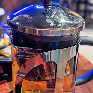 Hand-rolled oolong tea.
