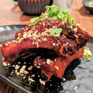 11/2/22 SWEET &amp; SOUR PORK RIBS - Toasted Peanuts &amp; Scallions