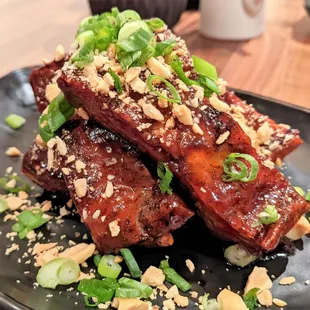 11/2/22 SWEET &amp; SOUR PORK RIBS - Toasted Peanuts &amp; Scallions