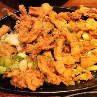 Calamari overcooked