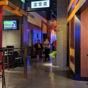 Restaurant decor.