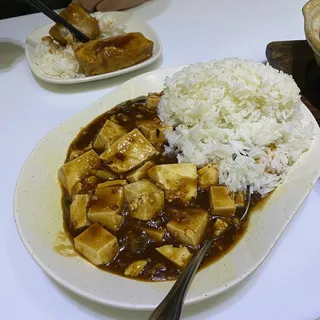 MaPo Tofu on Rice