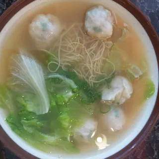 Shrimp Dumpling Noodle Soup