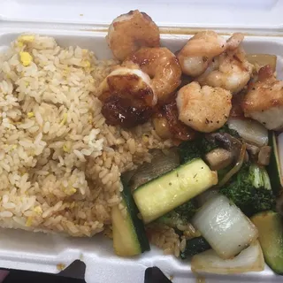 L4. Hibachi Shrimp Lunch Special