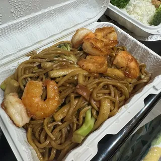 L10. Hibachi Shrimp with Noodle Lunch Special