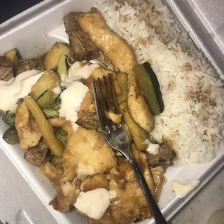 Hibachi Chicken & Steak
