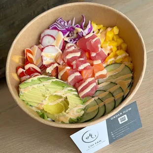 Honolulu Hawaiian Poke Bowl w/ substitutions