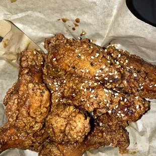 Sweet soy and spicy honey