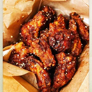 Soy Garlic Wings (sticky, sweet, umami, and delicious)!