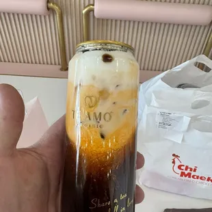 Bubble tea.volcano