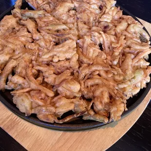 Seafood Scallion Pancake (super crispy!)