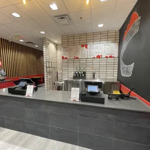 sushi and sashimi, interior