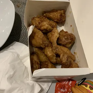 Soy garlic wings