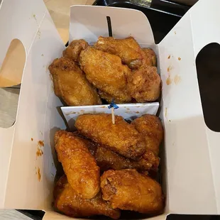 Wings: half and half