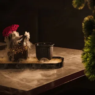 Weight of Insomnia - infused Baiju, Szechuan Tequila, Ginger, Citrus, Ginger Beer