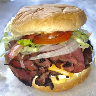 Pastrami burger