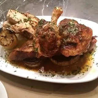 Pollo alla diavola su Crostone